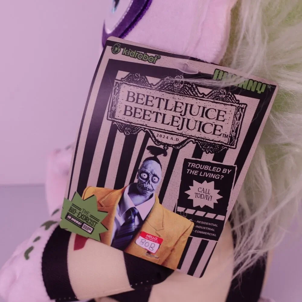 Baby Beetlejuice Large Plush Figure Kidrobot Phunny Horror Bio-Exorcism NWT